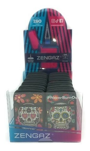 Encendedor Zengaz Catalitico Calavera. Horus.