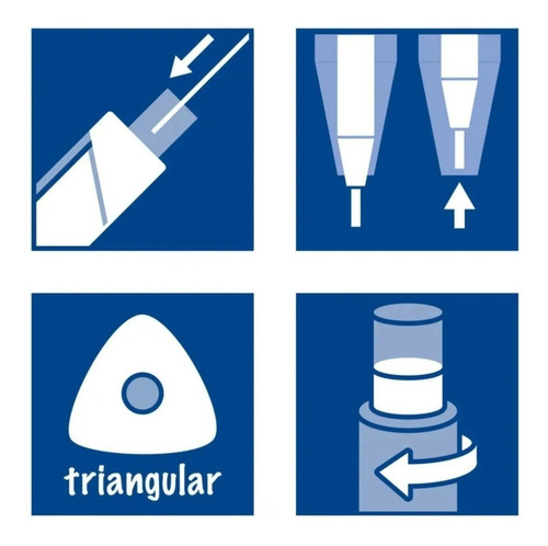 Imagen 4 de 7 de Portaminas Staedtler Triplus 774 Mars Micro Para Minas 1,3mm