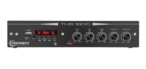 Amplificador Receiver Res. Taramps Ths 1800 80w Rms Full