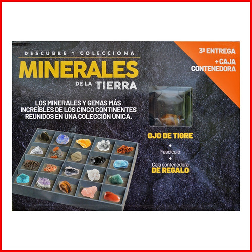 Minerales De La Tierra #3 - Caja Contenedora - Ojo De Tigre 