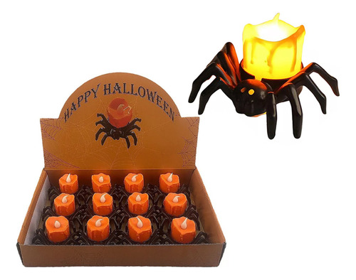 Jaju 12 Piezas De Accesorios Para Halloween, Velas