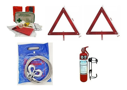 Kit De Seguridad Emergencia Auxilio Vial