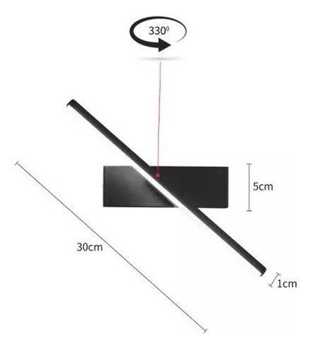Lámpara De Pared Led Para Cuarto De Luz De Pared Giratoria
