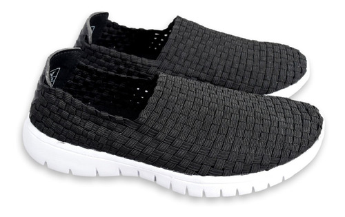 Imagen 3 de 6 de Zapatilla Pancha Elastizada Flywing F5218 Tejida Flexible