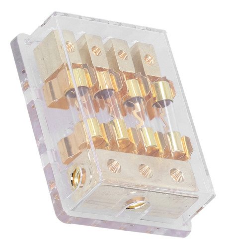 Bloque De Fusibles, 12 V, 60 A, Distribución De 1 Entrada Y