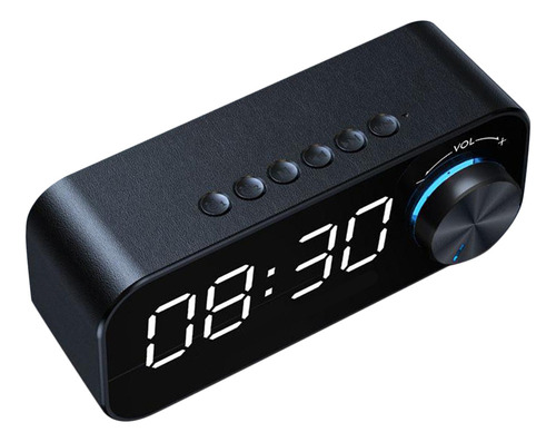D Led Reloj Alarma Bluetooth 5.0 Estéreo Temporizador Usb