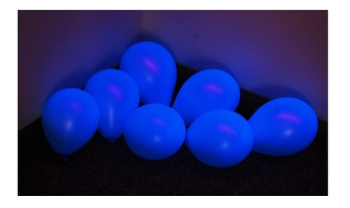 Dada®pack 12 Globos Neón Para Fiestas Flúor Fluorescentes Uv