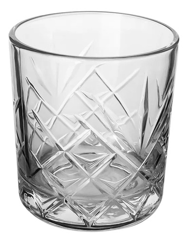12 Vasos Elsa 345ml Whiskey Licor Old Fashioned Timeless Color Transparente