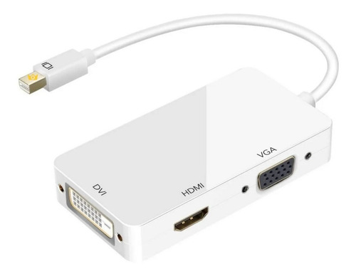 Mini Display Port 3x1 Hdmi + Vga Conversor Mac Book Air Pro