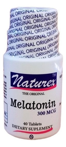 Melatonin 300mcg Naturex Original Melatonina 