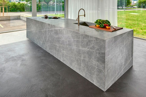 Imagen 3 de 10 de Mesones Mármol Granito Cuarzo Silestone Piedra Corian Cocina
