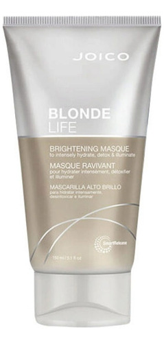 Mascarilla Blonde Life Joico 150 Ml Brilló Al Cabello Rubio