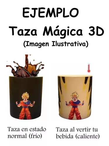 Taza Mágica 3d One Piece Anime Y Caja De Madera Para Regalo