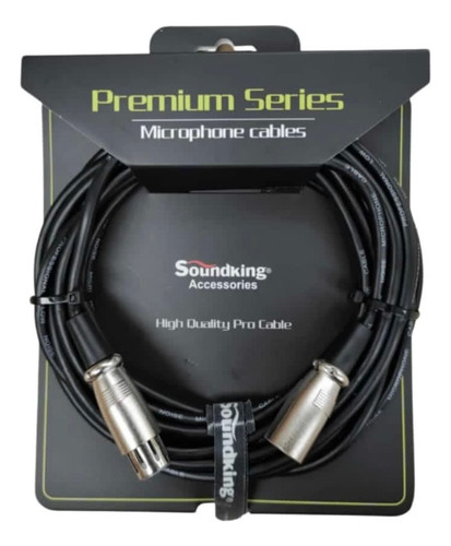 Cable Flexible Soundking Microfono Premium Series 3 Metros