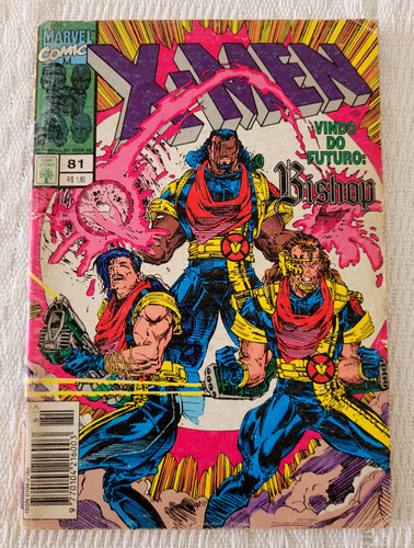 Hq X-men 81 - Primeira Aparição Bishop 1995 - Editora Abril