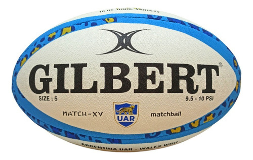 Pelota Gilbert Rugby N 5 Argentina Uar Wales Wru Matchball