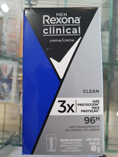 Rexona Clinical Masculino Azul 6x48 G Clean