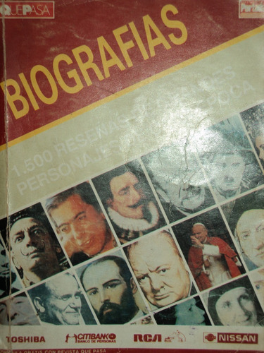 Biografías.1.500 Reseñas De Grandes Personajes De Cada Época