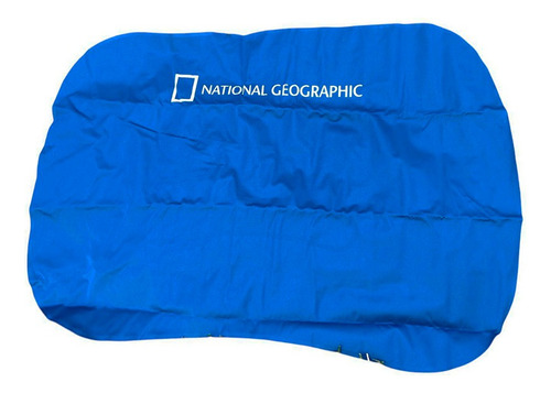 Almohada Inflable National Geographic Azul Ultraligera