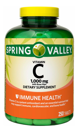 Vitamina C 1000 Mg 250 Pastillas - Unidad a $100000