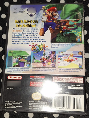 Super Mario Sunshine - Gamecube - Original Completo (Recondicionado)