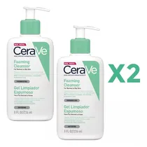 Comprar 2 X Gel Limpiador Espumoso Cerave Piel Normal A Grasa 236 Ml Normal A Grasa Día\u002Fnoche