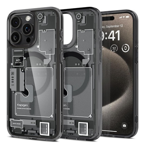 Forro  iPhone 15 Pro Max Spigen Zero One Vision Interna