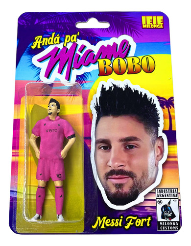 Messi Ricardo Ricky Fort Figura Muñeco Coleccion Miami
