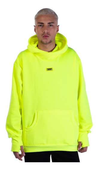 moletom amarelo fluorescente