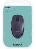 Mouse Usb Optico Logitech M100 Preto