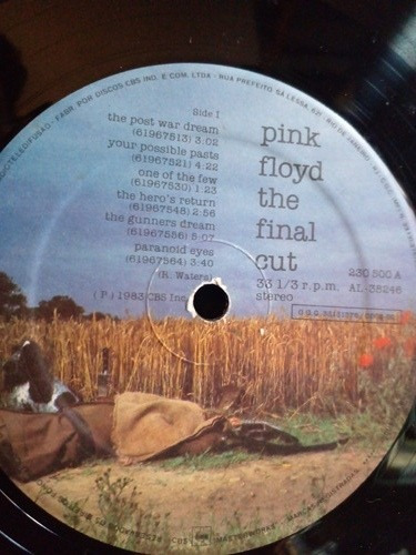Lp Pink Floyd The Final Cut Capa Dupla 1983 1 Tiragem (Usado)