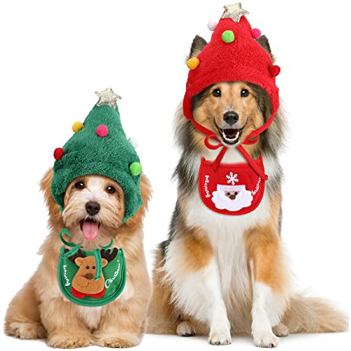 4 Piezas De Disfraces De Navidad Perros E Gatos Que Inc...