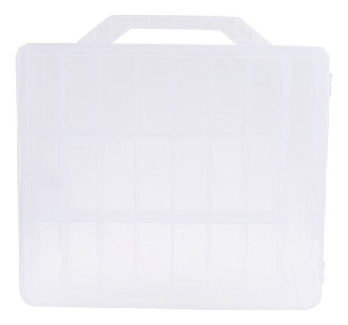 Bottles Adjustable Dividers Space Clear Storage Box Cosme