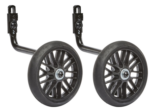 Llantas Laterales 500 Bicicleta Niños 14 Y 16 Pulgadas Btwin Color Negro