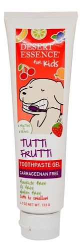 Desert Essence Tutti Frutti Toothpaste Gel 133g