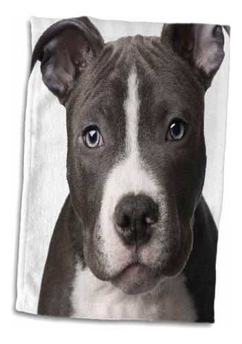 Toalla Para Cachorro 3d Rose American Pit Bull Terrier,...