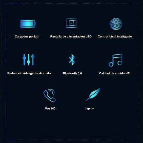 Auriculares In Ear Inalámbrico Bluetooth | Touch | Deportivo | Resistente Al Agua | F9 Tws Premium - Garantía Gamer24hs
