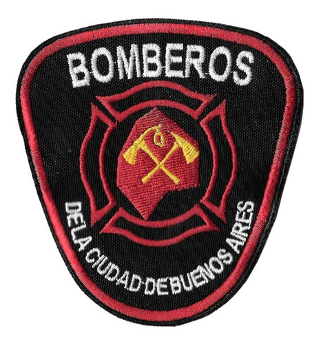 Parche Bordado Bomberos De La Ciudad Chico