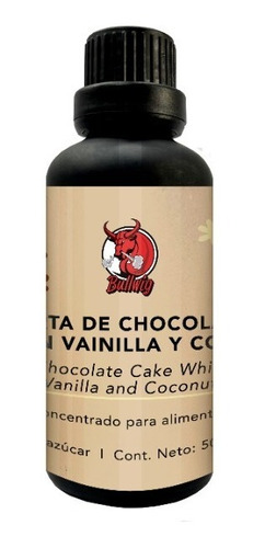 Tarta Chocolate Vainilla Bullwig Flavors 50 Ml Concentrados