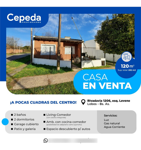 Casa A La Venta En Lobos