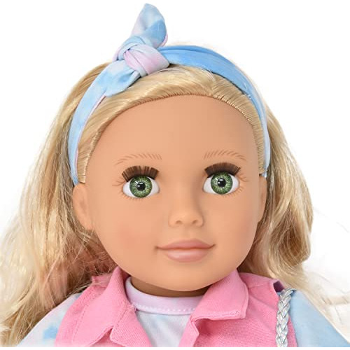 Muñeca Chica De 18 Pulgadas, Muñeca De Moda Con Pelo Q5l8s