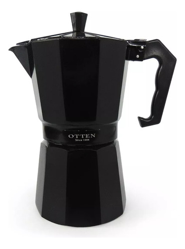 Cafetera 3 Tazas Manual De Aluminio Italiana Otten 150ml