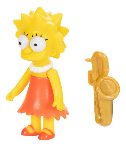 The Simpsons - Figura De Lisa Con Saxofon - Mide 5 Cm Alto