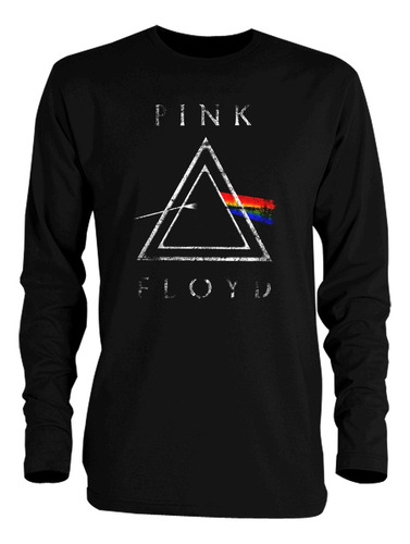 Pink Floyd Dark Side Of The Moon Playera Manga Larga The Who