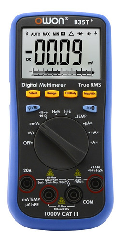 Owon B35t + True Rms Bluetooth Digital Multímetro Datalogger