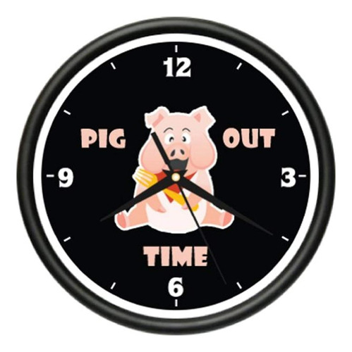 Out Time Reloj De Pared Bbq Restaurante