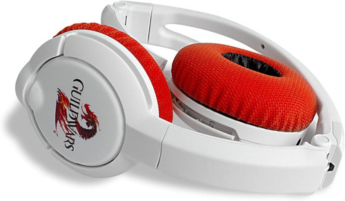 Auricular Steelseries Gaming Guild Wars Flux Microf Camer Color BLANCO CON ROJO - Excelente (Reacondicionado)