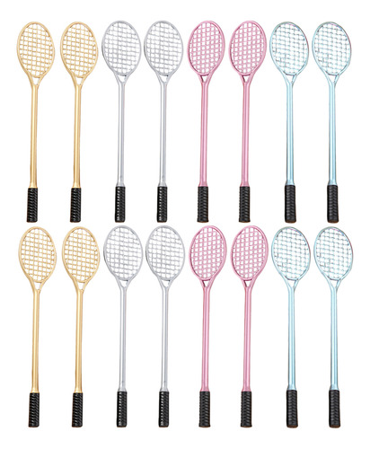 Lindos Bolígrafos De Bádminton Con Raqueta De Bádminton, 20