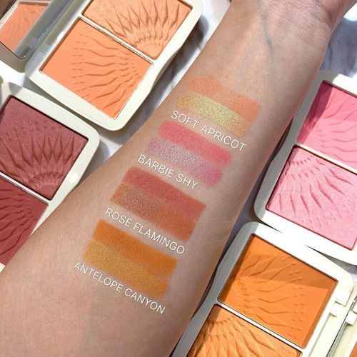 Focallure Paleta De Rubor Iluminador Monocromático Sunkissed