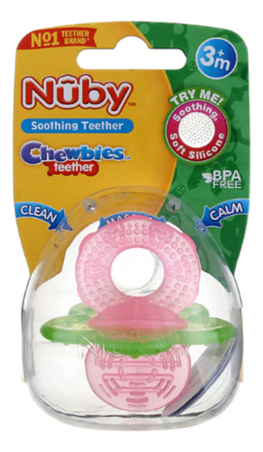 Nuby Mordedor Chewbies Azul Amarillo Para Bebe